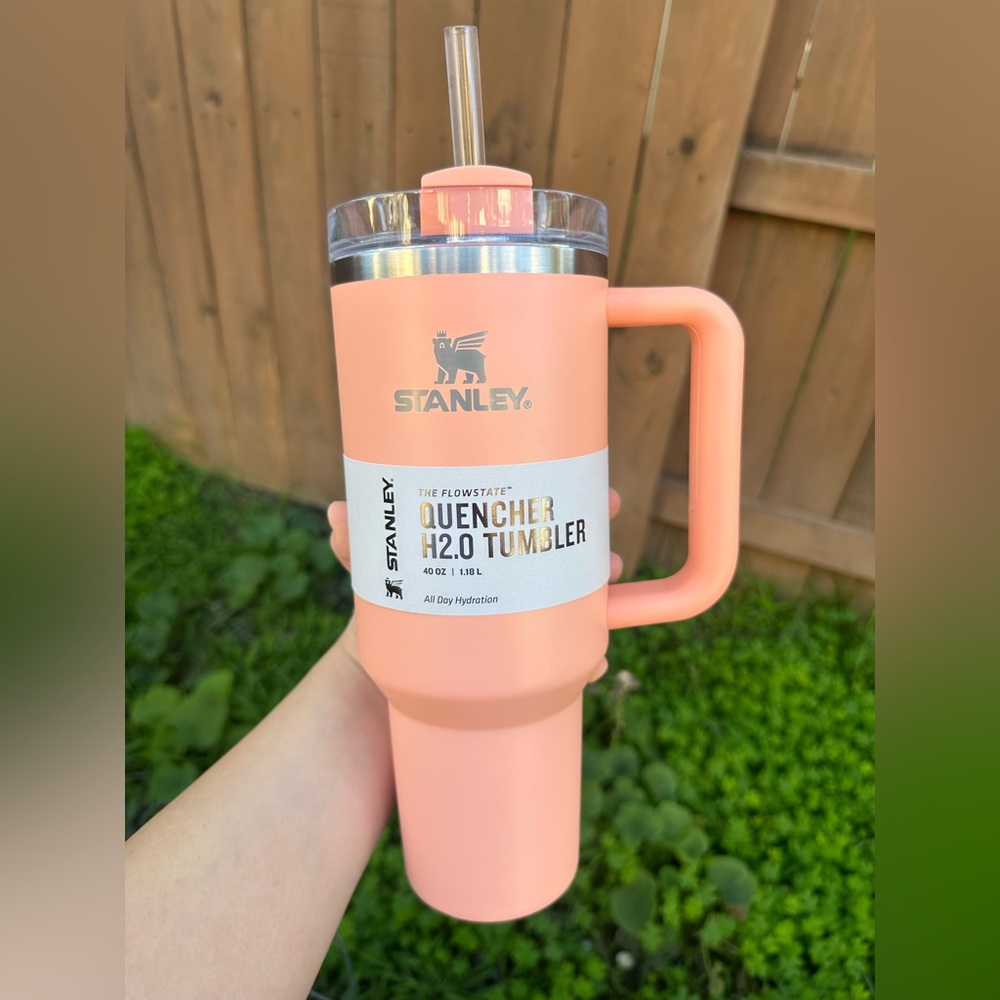 Stanley Melon 40 oz Stainless Steel H2.0 FlowState Quencher Tumbler